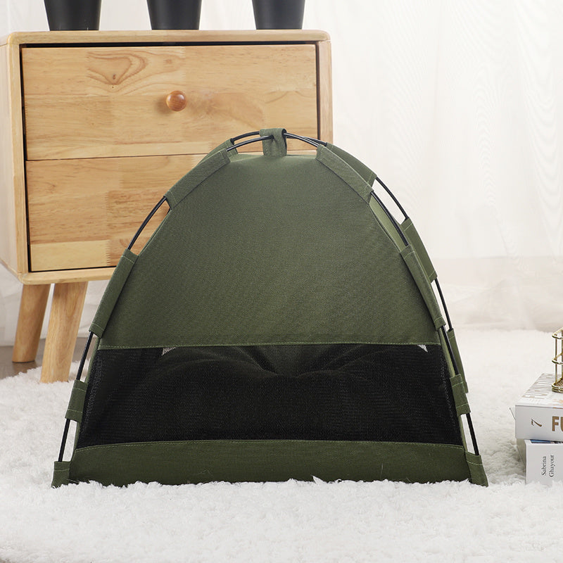 Cozy Pet Tent with Cooling Pad