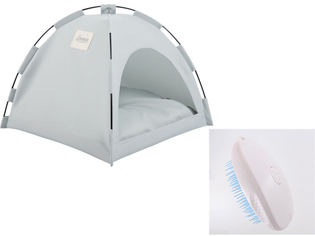 Cozy Pet Tent with Cooling Pad