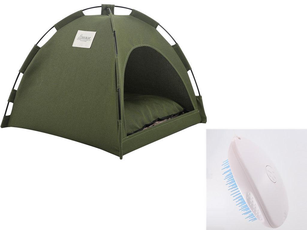 Cozy Pet Tent with Cooling Pad